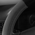 thumbnail image 5 of Fh Group Juego Combinado De Almohadillas Para Cinturón De Seguridad Y Modernistas De Ajuste Universal, Funda Para Volante Que Se Adapta A La Mayoría De Los Automóviles, Suv, Color Gris, 5 of 5