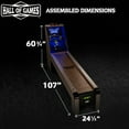 thumbnail image 2 of 9 ft. Roll and Score Game with LED Lights and Electronic Scorer, Gray by Hall of Games, 2 of 8