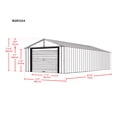 thumbnail image 6 of Arrow Murryhill 12 x 24 x 9 ft Grey Steel Garage, 6 of 15