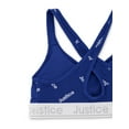 thumbnail image 4 of Justice Girls Oh So Soft Pull-on 2 Pack Criss Cross back Sportsbra, 4 of 8