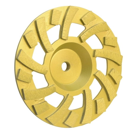 - 7'' x 5/8''-11mm Super Turbo Hard Concrete Grinding Diamond Cup Wheel 18 Segments