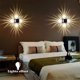 thumbnail image 5 of Luz de pared LED de 3 W Ac85-265 V Lámpara creativa de aluminio moderna Luces interiores para el hogar Luz de ahorro de energía Lámpara de decoración de pared con luz LED (blanco cálido), 5 of 5