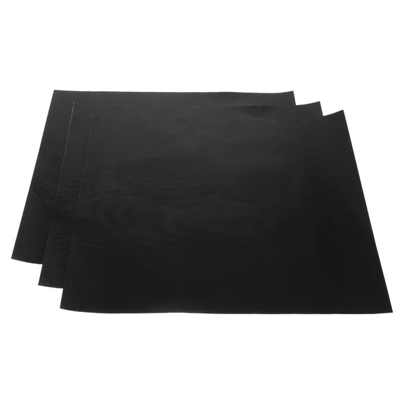 Hemobllo 3-Pack Black Oven Grease Catcher Liners for Kitchen Cooking, Baking, and Easy Cleanup