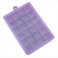 thumbnail image 1 of Molde de Silicona para Hielo de 24 Rejillas, Bandeja Cuadrada Grande para Cubitos de Hielo, Molde para Cubitos de Hielo de Silicona con Tapa A, 1 of 5