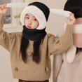 thumbnail image 5 of CPNG Baby Winter Hat Balaclava Scarf Caps Toddler Infant Cute Rabbit Ears Chunky Warm Face Mask Neck Warmer Cold Weather Ski Gear for Kids Boys Girls, 5 of 5