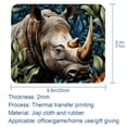 thumbnail image 5 of Rhino 8.3x9.8 Inch Square Gaming Mouse Pad with Non-Slip Rubber Bottom, Printed Desk Mat for Office and Gaming, 5 of 6
