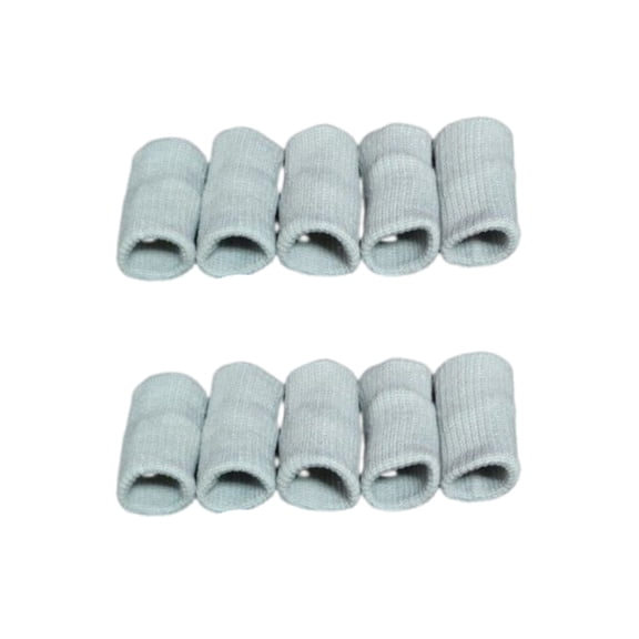 Wosthever 10 unids/set manga de nudillos portátil mano izquierda derecha elástico transpirable nudillos Brace Protector guantes de protección equipo Bádminton Gris Wosthever OD028317-02