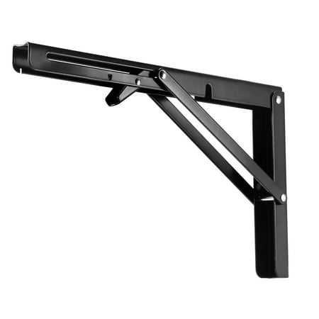

Folding Bracket 12 inch 300mm for Shelves Table Desk Wall Mounted Support Collapsible Long Release Arm Space Saving 2pcs