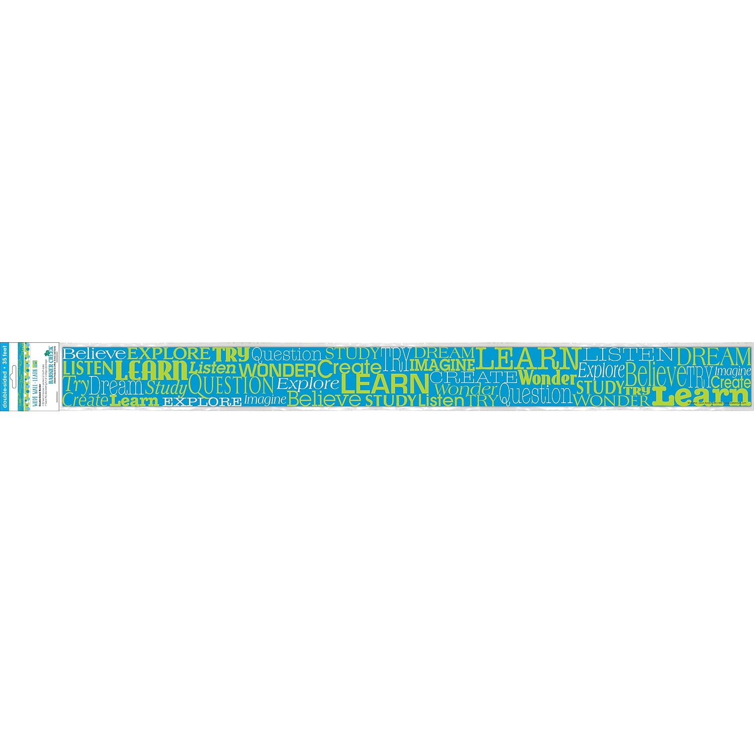 Barker Creek Double-Sided Trim Bulletin Board Decorations, 12 Count