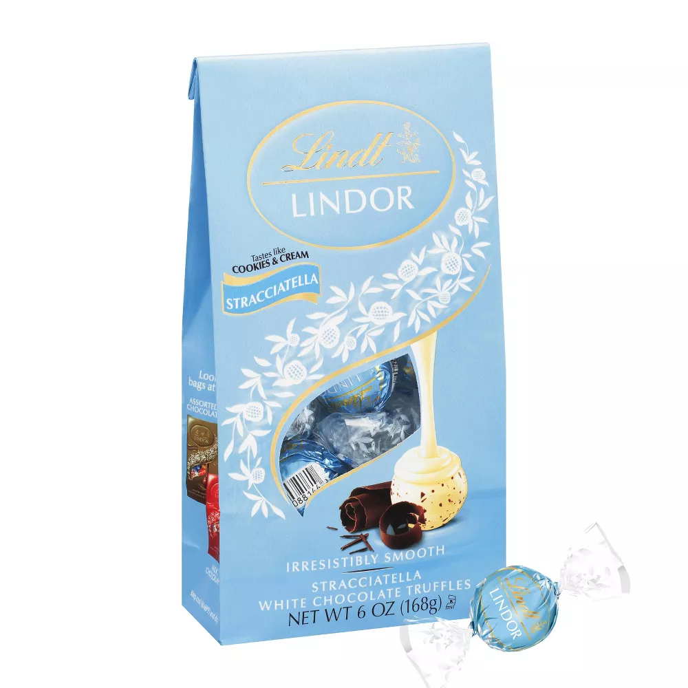 Lindt Lindor Cookies and Cream Stracciatella Truffles 6oz