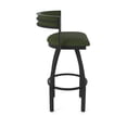 thumbnail image 4 of 861 Artemis 25" Swivel Counter Stool with Black Wrinkle Finish and Canter Pine Seat and Back, 4 of 5