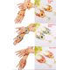 thumbnail image 1 of Pulsera de danza india para espectáculos, accesorios de danza del vientre, anillo para espectáculos escénicos, pulsera con gemas, 1 of 4