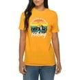 thumbnail image 3 of Big Size Adventure Is Calling Graphic Design Deluxe Jersey T-Shirt - Taxi Gold 3XL, 3 of 4