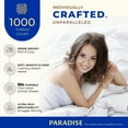 thumbnail image 5 of THREAD SPREAD 100% Egyptian Cotton Queen Sheet Set - Luxury High Thread Count Egyptian Cotton Bed Sheets Queen Size, 16" Deep Pocket Bed Set, Silky Soft, Cooling, Sateen Weave Bedding - White, 5 of 8