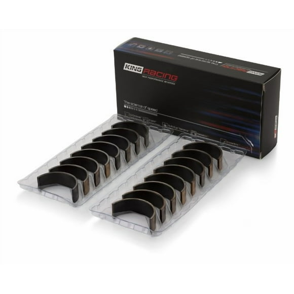 King Bearing Connecting Rod Bearing CR 808XPND 001 pMax Black; For Use With Chevy Big Block Engines; 0.001 Inch Undersize; Tri-Metal Copper Lead; Set Of 16; With Dowel Hole In Bearing