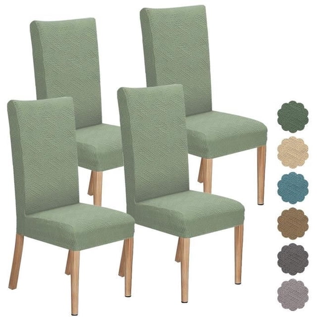4stcover,stretch,avtagbarttvättbartmoderntcoverförhotell,restaurangdekoration(grön)-Perfet