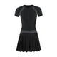 thumbnail image 1 of Traje de baño de 1 pieza con cintura ceñida, moderno, cuello redondo y almohadillas para el pecho, para mujer M, 1 of 9
