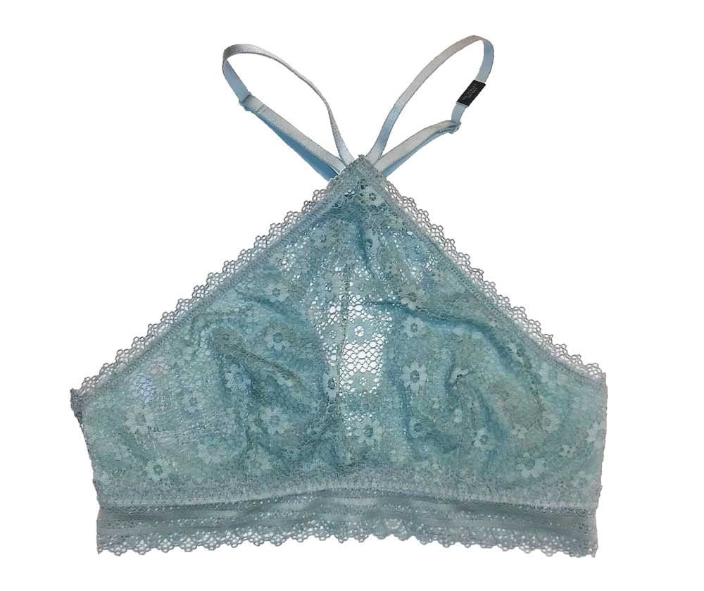 high neck halter bralette