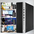 thumbnail image 4 of Restored HP G4 Gaming Desktop Computer PC – Intel Core i5-8500 – 16GB DDR4 RAM – 512GB SSD – 24" LED Monitor – RGB Keyboard & Mouse – NVIDIA GeForce GT 1030 DDR5 – WiFi – Windows 11 Pro (Refurbished), 4 of 7