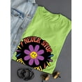 thumbnail image 3 of Never Stop Being You Daisy T-Shirt Women -Smartprints Designs, Female 3X-Large, 3 of 4