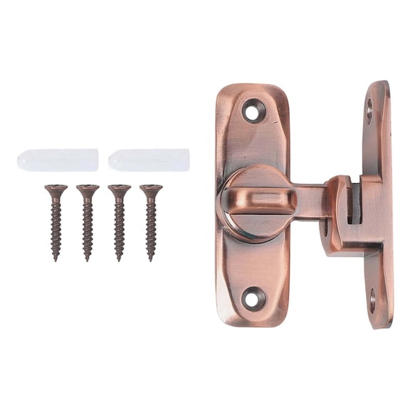 90/180 Degree Flip Door Latch,Metal Barn Door Gate Security Lock for Home,Bathroom & Cabinet