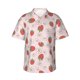 thumbnail image 1 of Balery Strawberry Floral Camisas hawaianas de manga corta para hombre, camisas playeras de corte holgado, camisas de vacaciones con botones,XX-Large, 1 of 7