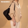 thumbnail image 2 of Bolso Hobo Montana West de piel vegana suave MWC-085BK para mujer, 2 of 6