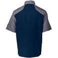 thumbnail image 2 of Raider Short Sleeve Pullover Xl Carbon Print/Navy, 2 of 5