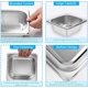 thumbnail image 3 of Paquete de 8 Sartenes de Acero Inoxidable, Sartenes de Vapor, Insertos de Acero Inoxidable Tamaño 1/6(17.6 * 16.2 * 6.5cm), Cacerolas de Acero Inoxidable para Restaurantes, Stainless steel pot, 3 of 5