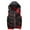 Black002, variant on Chaleco Para Hombre Casual Basic Color Zipper Sleeveless Hooded Vests with Pockets Loose Fit Thermal Jackets Workout Outerwear Red M