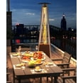 thumbnail image 6 of NAVINE Patio Heater, 48,000 BTU Propane Pyramid Patio Heater with Wheels, Bronze, 6 of 7
