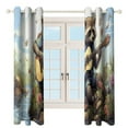 thumbnail image 3 of Raccoon Playing Guitar Blackout Curtains for Bedroom Curtains Insulated Room Darkening Window Drapes for Living Room, 3 of 7