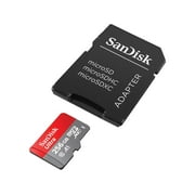 SanDisk 256GB Ultra microSDXC UHS-I Memory Card with SD Adapter (Up to 150 MB/s) - SDSQUAC-256G-GN6MA