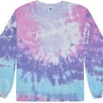 thumbnail image 2 of Colortone Tie-Dye Long Sleeve T-Shirts Men Adult S to 3XL, 2 of 4