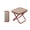 Red+Khaki, variant on Portable Folding Stool, Mini Travel Chair, Camping Foot Rest, Handbag Design for Subway Queue Fishing Hiking