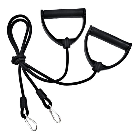 1 Pair Stepper Resistance Bands with Clips, Pedal Resistance Band with Handle, Fitness Pull Rope for Workout Strength Training at Home