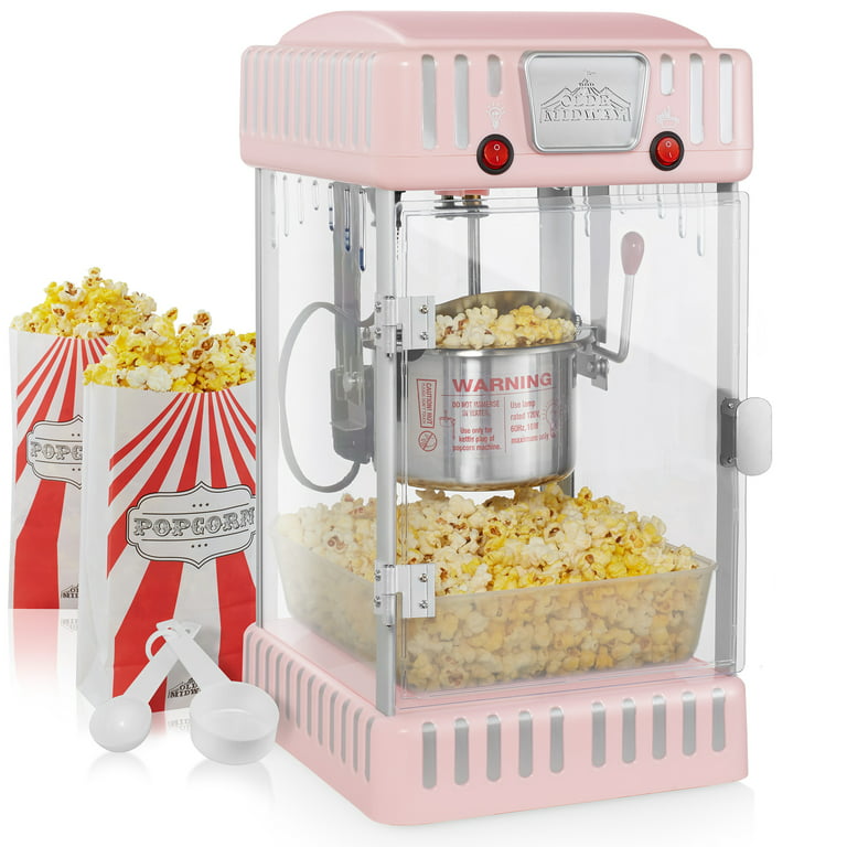 Great Northern Popcorn Pop Pup 2.5oz Countertop Popcorn Machine, Pink