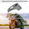 thumbnail image 3 of Gancho Colgante para Motocicleta Ranura Rectangular Soporte para Casco de Motocicleta Equipaje Tono Titanio Longitud 61mm, 3 of 7