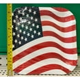 thumbnail image 3 of Patriotic American Flag 9" Paper Plates - 12 Pack- New -4Th Of July Party, 3 of 3