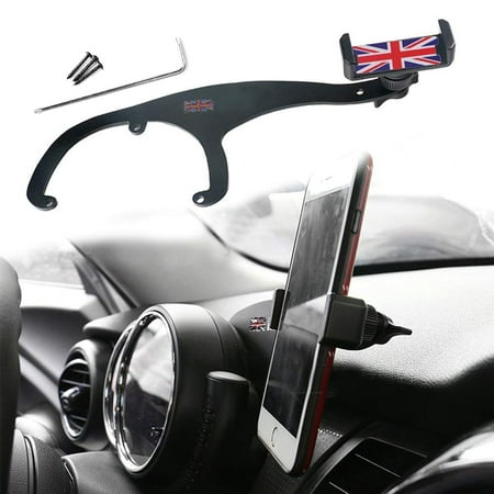 360°Rotation Phone Mount Cradle Holder Stand For Mini Cooper For Mini Cooper R55 R56 (Best Phone Mount For Mini Cooper)
