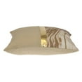 thumbnail image 6 of Parkland Collection Transitional Stripes Beige Square 20" x 20" Pillow, 6 of 7