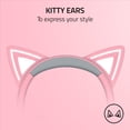 thumbnail image 2 of Razer Kraken Kitty V2 USB Filaire Casque RVB : Oreilles Chroma Kitty - Éclairage Réactif en Continu - Micro Cardioïde HyperClear - Haut-Parleurs Triforce 40 mm - Son Surround 7.1 - Quartz Rose, 2 of 10