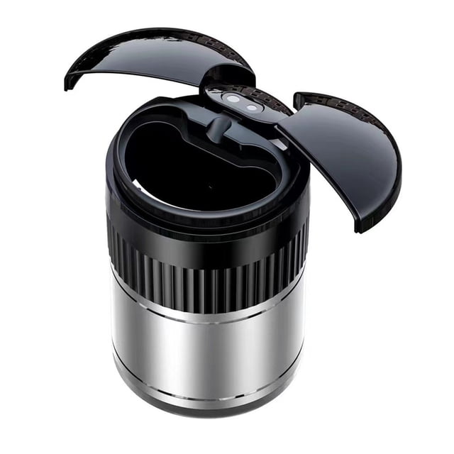 Kyusrd Car Accessories Tools and Decoration Deals!Car Ashtray With Lid Automatic Sensing Infrared Metal Intelligent Ashtray