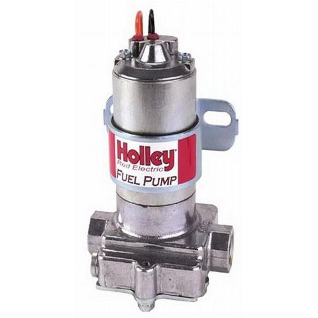 Holley 12-801-1 Red Electric Fuel Pump w/Fuel Press Gauge, 97 GPH