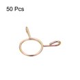 thumbnail image 3 of Unique Bargains Fuel Line Hose Clips, 50 Pack 17mm 65Mn Steel Single Wire Tubing Spring Clamps, 3 of 5