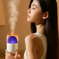 thumbnail image 5 of Teissuly Easy to Clean Humidifiers for Bedroom, 300ML Cool Mist Top Fill Essential Oil Diffuser for Baby Nursery, Ultrasonic Humidifier for Home Plants Offices and Tents, 7 Color Nightstand Light, 5 of 8