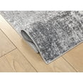 BERTHMEER Area Rugs 5' x 7' indoor Gray Modern Abstract Rugs for Living Room Bedroom Dining Room