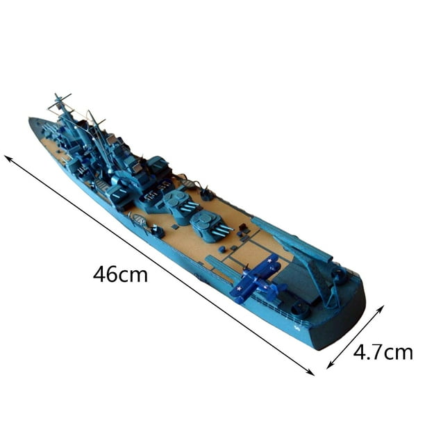 Naval Ship Toy Set Submarine Model Ship Assemble Papercraft Toy