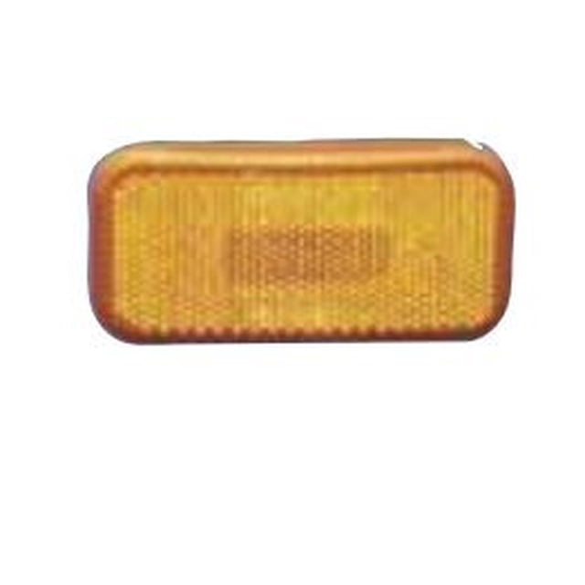 Creative Tail Light Lens 89-237A Command; Amber; Rectangular Shape; Single