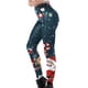 thumbnail image 4 of Mujeres Niñas Navidad Leggings Flaco Navidad Jingle Bell Impreso Cintura alta Elástico Medias Pantalones Pantalones de yoga Fridja nalpqowj15864, 4 of 7